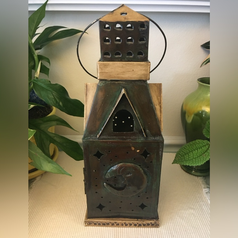 Rustic Metal Mexican Decorative Lantern